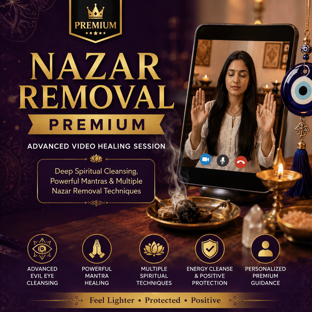 Evil Eye Removal Premium Advanced Video Healing Session