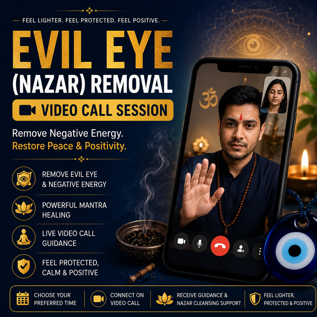 Evil Eye Removal Video Call Session